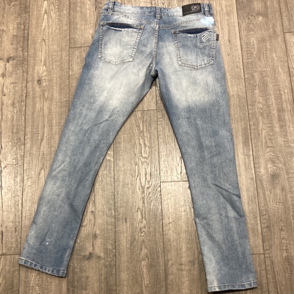 Rocawear Light Blue skinny Stretch Jeans - Picture 2 of 4